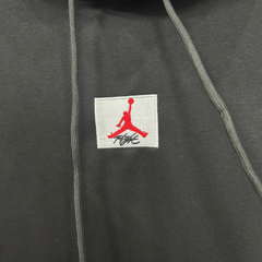 Moletom com Capuz Jordan Preto, Branco e Vermelho