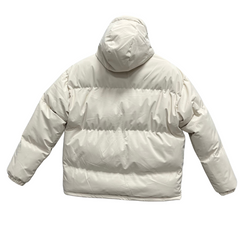 Jaqueta Puffer Nike Bege