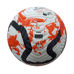Bola de Futebol Nike Flight Premier League 23 24 Branca e Laranja