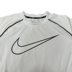 Camiseta de Manga Longa Nike Branca