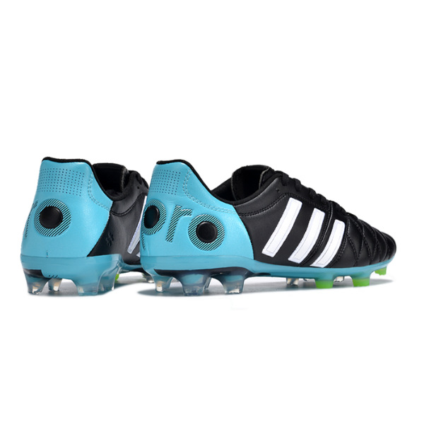 Chuteira Campo Adidas Adipure 11Pro Preta e Azul Claro - VENI Futebol