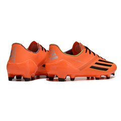 Chuteira Campo FG Adidas F50 Adizero Laranja e Preta
