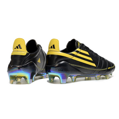 Chuteira Campo FG Adidas F50 Adizero Preta e Amarela
