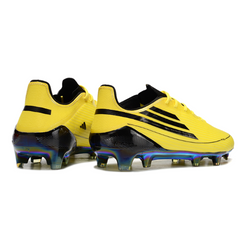 Chuteira Campo FG Adidas F50 Adizero Amarela e Preta