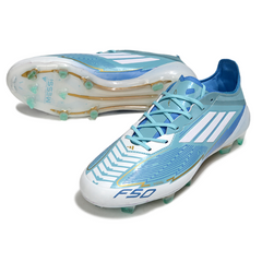 Chuteira Campo FG Adidas F50 Elite Azul-Clara Messi