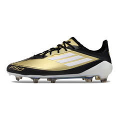 Chuteira Campo FG Adidas F50 Elite Pack Dourado Triumph