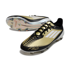 Chuteira Campo FG Adidas F50 Elite Pack Dourado Triumph