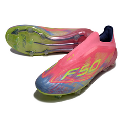 Chuteira Campo FG Adidas F50 Elite Sem Cadarço Pack Mystic Victory