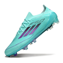 Chuteira Campo FG Adidas F50 Primeknit Elite Azul-Clara