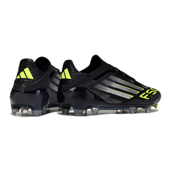 Chuteira Campo FG Adidas F50 Primeknit Elite Preta, Branca e Verde