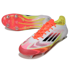 Chuteira Campo Molhado SG Adidas F50 Elite Pack Pure Victory