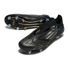 Chuteira Campo Molhado SG Adidas F50 Elite Sem Cadarço Pack Darkspark
