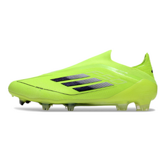 Chuteira Campo FG Adidas F50 Elite Sem Cadarço Verde-Clara