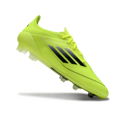 Chuteira Campo FG Adidas F50 Elite Verde e Prateada