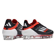 Chuteira Campo Molhado SG Adidas F50 Primeknit Elite Preta, Branca e Vermelha