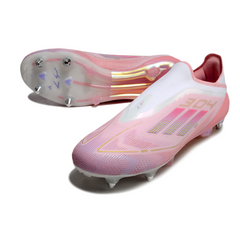 Chuteira Campo Molhado SG Adidas F50 Elite Sem Cadarço Pack Lamine Yamal