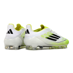 Chuteira Campo FG Adidas F50 Elite Branca, Verde e Preta