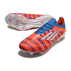 Chuteira Campo FG Adidas F50+ Elite Pack Raumdeuter Preta e Vermelha