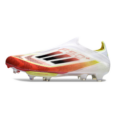 Chuteira Campo FG Adidas F50+ Elite Sem Cadarço Pack Pure Victory
