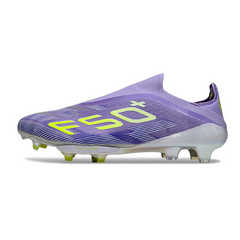 Chuteira Campo FG Adidas F50+ Elite Sem Cadarço Roxa