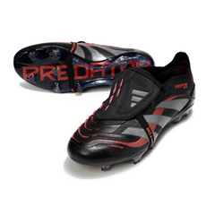 Chuteira Campo FG Adidas Predator 25 Elite Com Língua Preta