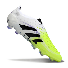 Chuteira Campo FG Adidas Predator 25 Elite Branca e Verde