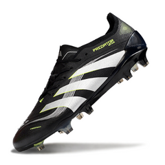 Chuteira Campo FG Adidas Predator 25 Elite Preta e Branca