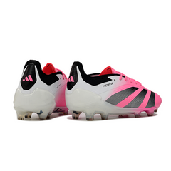 Chuteira Campo FG Adidas Predator 30 Elite Rosa e Branca