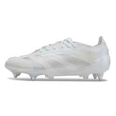Chuteira Campo Molhado SG Adidas Predator 30 Elite Branca e Cinza