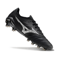 Chuteira Campo FG Mizuno Morelia Neo IV Elite Preta e Branca