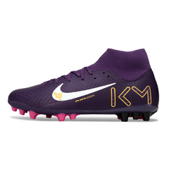 Chuteira Campo Sintético AG Nike Air Zoom Mercurial Superfly 10 Academy Pack Mbappe Purple