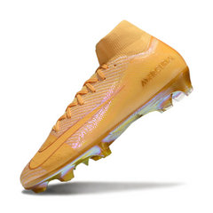 Chuteira Campo FG Nike Air Zoom Mercurial Superfly 10 Elite Dourada