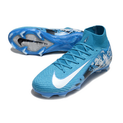 Chuteira Campo FG Nike Air Zoom Mercurial Superfly 10 Elite Azul