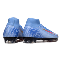 Chuteira Campo FG Nike Air Zoom Mercurial Superfly 10 Elite Azul-Clara