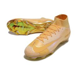 Chuteira Campo FG Nike Air Zoom Mercurial Superfly 10 Elite Dourada