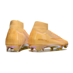 Chuteira Campo FG Nike Air Zoom Mercurial Superfly 10 Elite Dourada
