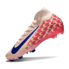Chuteira Campo FG Nike Air Zoom Mercurial Superfly 10 Elite Rosa e Azul