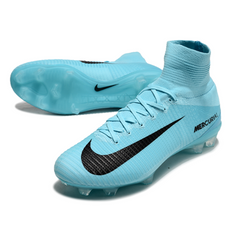 Chuteira Campo FG Nike Mercurial Superfly 5 Elite Azul-Clara