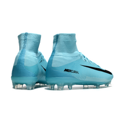 Chuteira Campo FG Nike Mercurial Superfly 5 Elite Azul-Clara