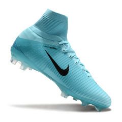 Chuteira Campo FG Nike Mercurial Superfly 5 Elite Azul-Clara