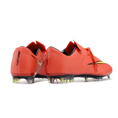Chuteira Campo FG Nike Air Zoom Mercurial Vapor 10 Elite Vermelha e Amarela