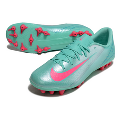Chuteira Campo Sintético AG Nike Zoom Mercurial Vapor 16 Academy Azul-Clara e Rosa