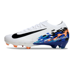 Chuteira Campo FG Nike Air Zoom Mercurial Vapor 16 Elite Branca e Azul