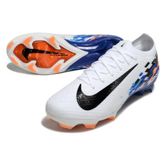 Chuteira Campo FG Nike Air Zoom Mercurial Vapor 16 Elite Branca e Azul