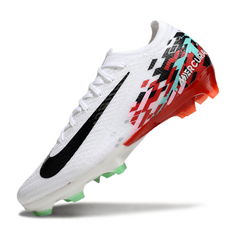 Chuteira Campo FG Nike Air Zoom Mercurial Vapor 16 Elite Branca e Vermelha