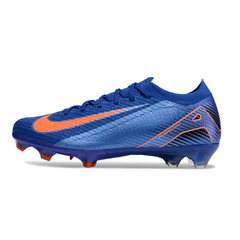 Chuteira Campo FG Nike Air Zoom Mercurial Vapor 16 Elite Azul e Laranja