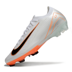 Chuteira Campo FG Nike Air Zoom Mercurial Vapor 16 Elite Branca e Laranja