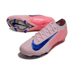 Chuteira Campo FG Nike Air Zoom Mercurial Vapor 16 Elite Rosa e Azul