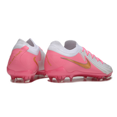 Chuteira Campo FG Nike Phantom GX2 Elite Branca e Rosa