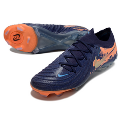 Chuteira Campo FG Nike Phantom GX2 Elite Azul e Branca